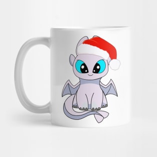 Christmas light fury dragon, how to train your dragon Christmas art, cute baby dragon, httyd Mug